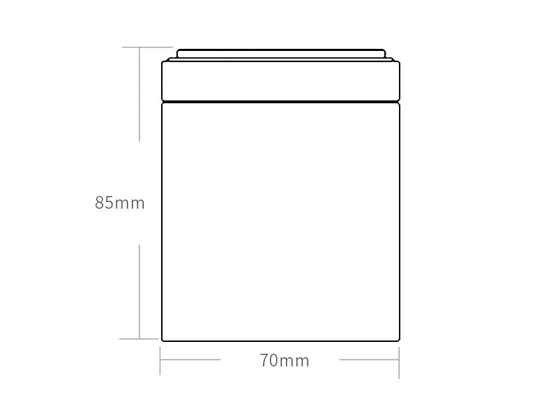 Mini Square Tinplate Tea Storage Box – Creative Universal Cans for Tea, Candy, and More