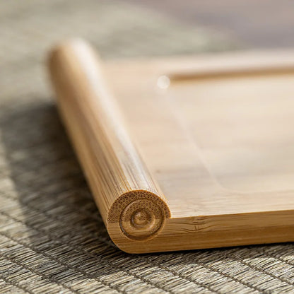 Rectangular Japanese Bamboo Tray – Versatile Home and Restaurant Serving Tray