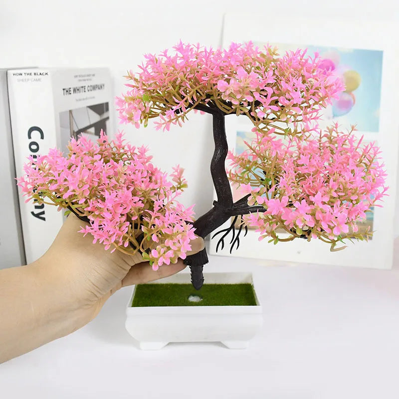 Artificial Bonsai Tree – Elegant Potted Ornament for Home and Garden Decor