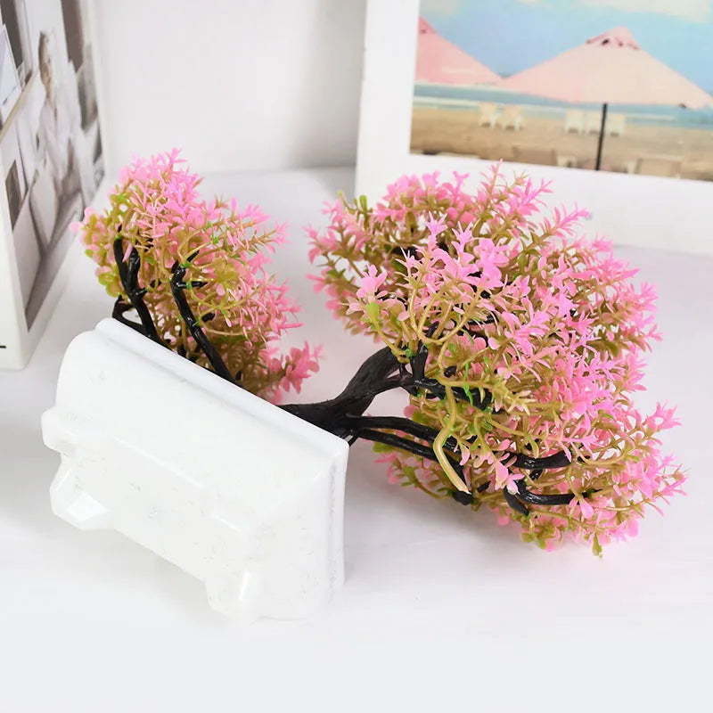 Artificial Bonsai Tree – Elegant Potted Ornament for Home and Garden Decor