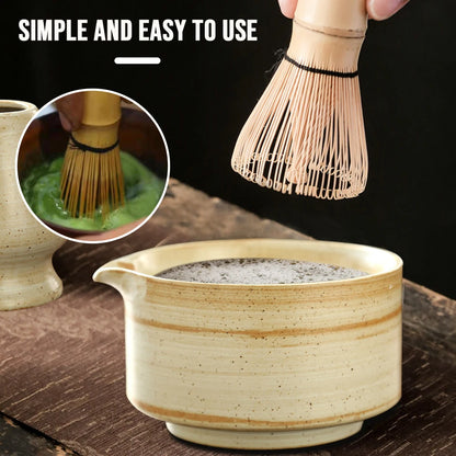 4PCS Japanese Matcha Tea Set – Authentic Tea Ceremony Tools