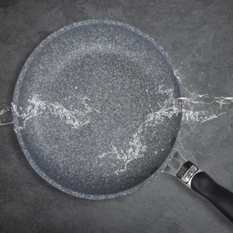 Durable Stone Frying Pan – Non-stick Wok and Skillet for Home Use