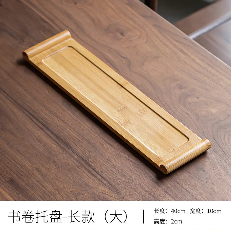 Rectangular Japanese Bamboo Tray – Versatile Home and Restaurant Serving Tray