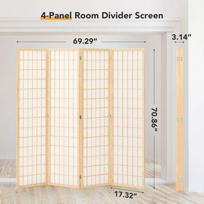 Elegant Japanese Style Shoji Screen Room Divider – Enhance Your Space