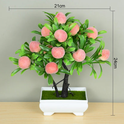 Artificial Bonsai Tree – Elegant Potted Ornament for Home and Garden Decor