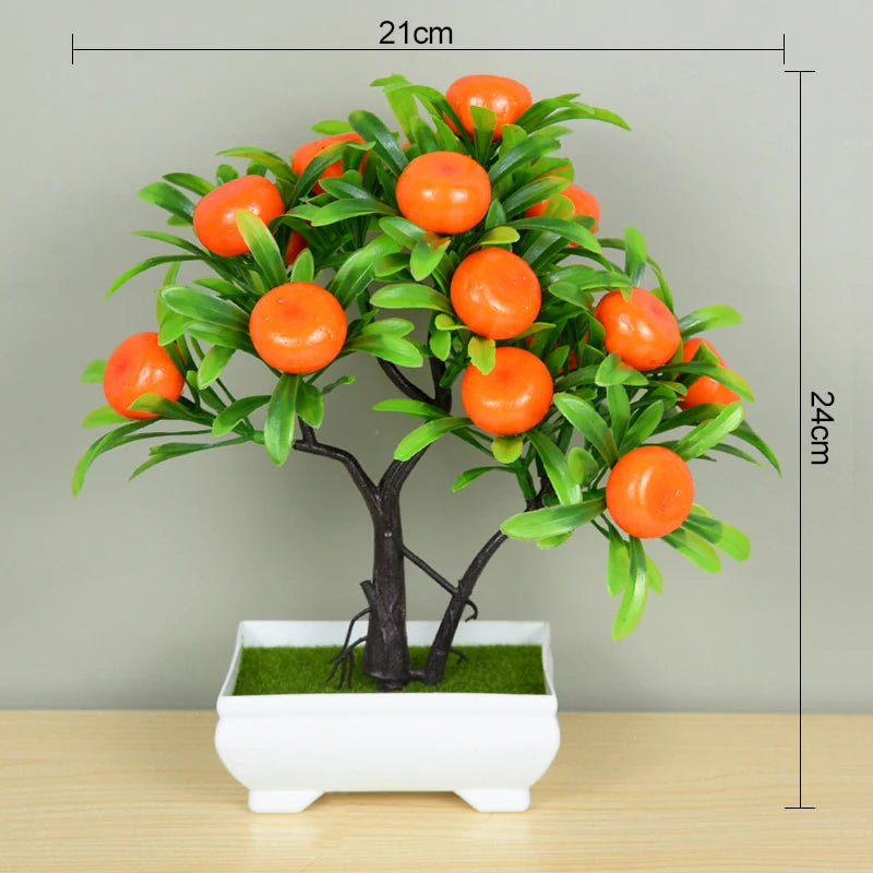 Artificial Bonsai Tree – Elegant Potted Ornament for Home and Garden Decor