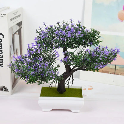 Artificial Bonsai Tree – Elegant Potted Ornament for Home and Garden Decor