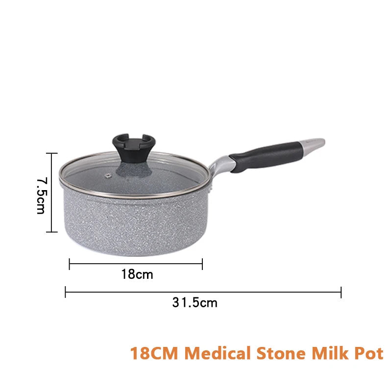 Durable Stone Frying Pan – Non-stick Wok and Skillet for Home Use