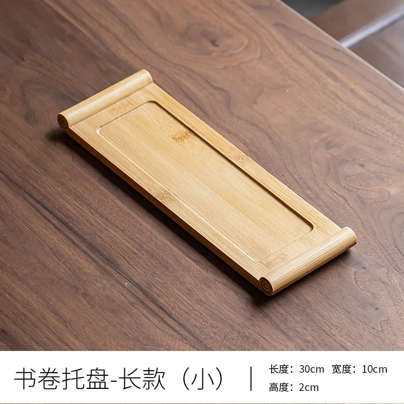 Rectangular Japanese Bamboo Tray – Versatile Home and Restaurant Serving Tray