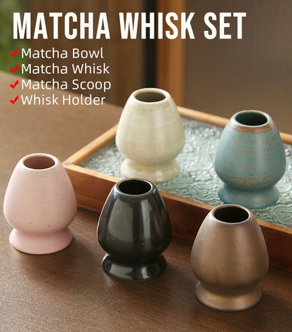 4PCS Japanese Matcha Tea Set – Authentic Tea Ceremony Tools