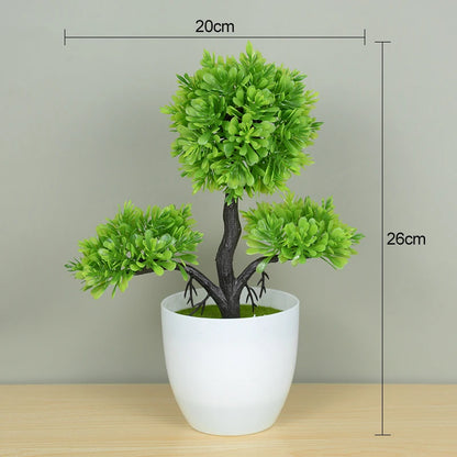 Artificial Bonsai Tree – Elegant Potted Ornament for Home and Garden Decor