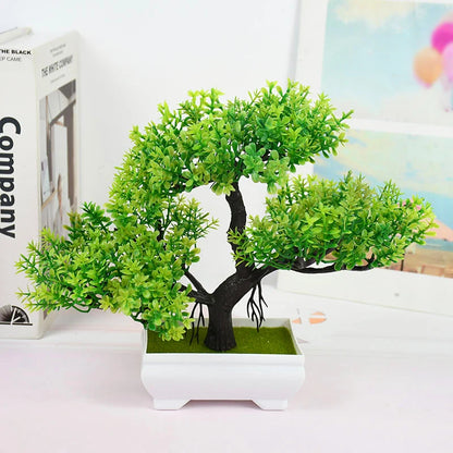 Artificial Bonsai Tree – Elegant Potted Ornament for Home and Garden Decor